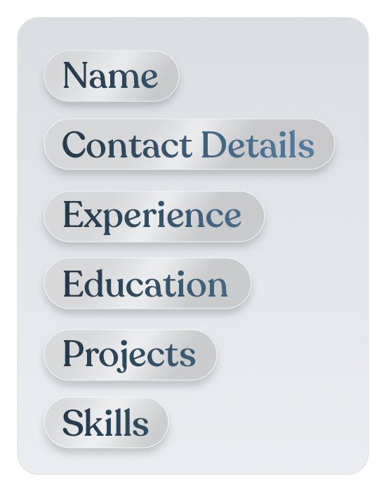 User Profile Data Input